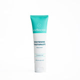 Natural chemical free toothpaste in a fresh mint flavor displayed in a fluoride-free Wellnesse tube on a white background