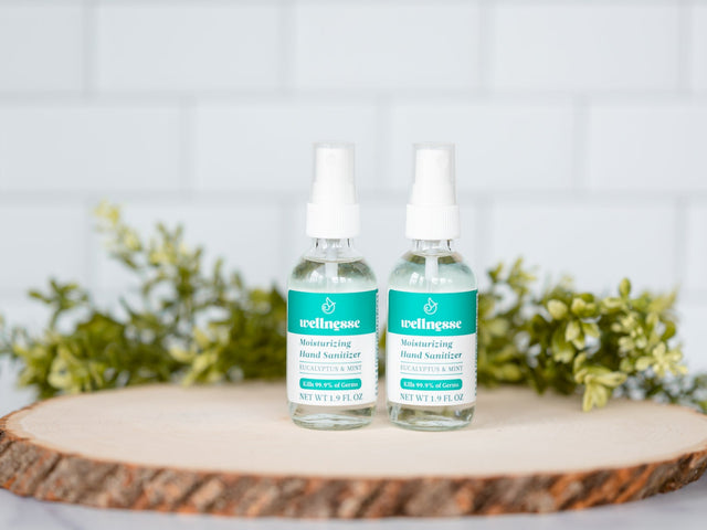 Moisturizing Hand Sanitizer, 2 Pack - Wellnesse