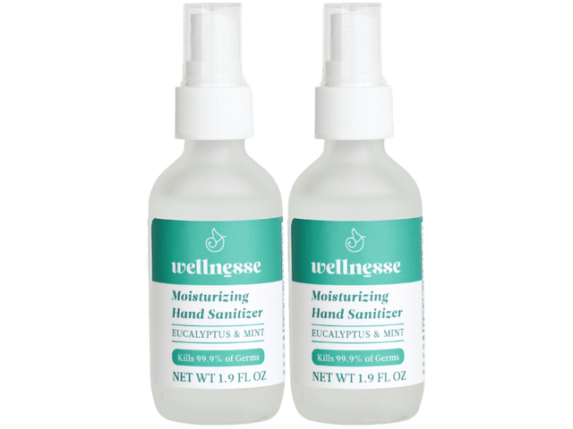 Moisturizing Hand Sanitizer, 2 Pack - Wellnesse