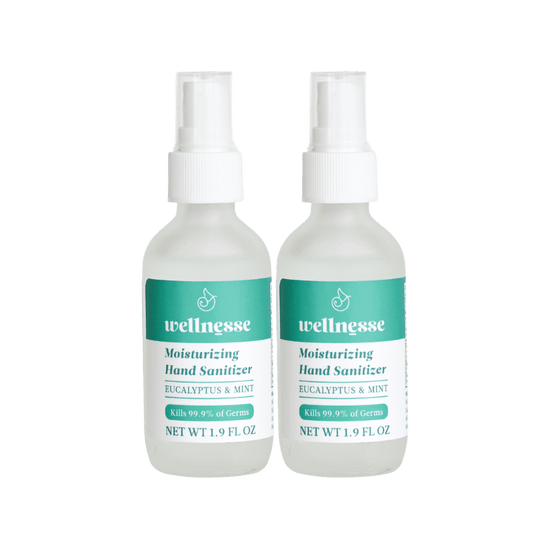 Moisturizing Hand Sanitizer, 2 Pack - Wellnesse