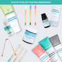 Wellnesse natural personal care bundle featuring toothpaste, oral probiotics, conditioner, bamboo toothbrushes, mineral deodorant, and more laid out flat with a save 15% banner.