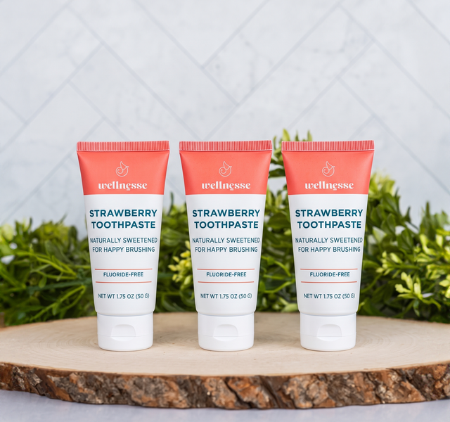 Travel Size Strawberry Toothpaste - 3 Pack