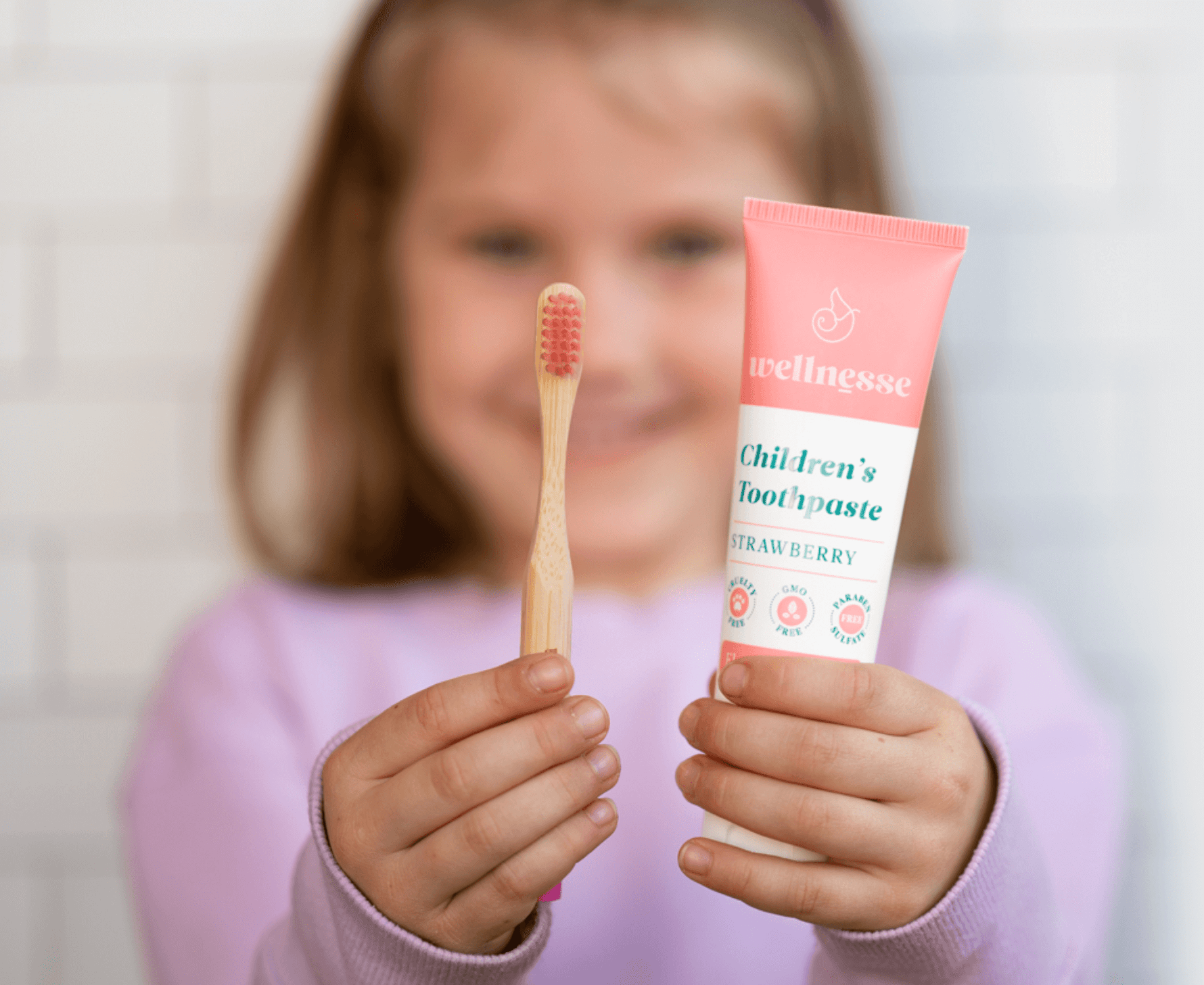 Children's Strawberry Toothpaste Wellnesse