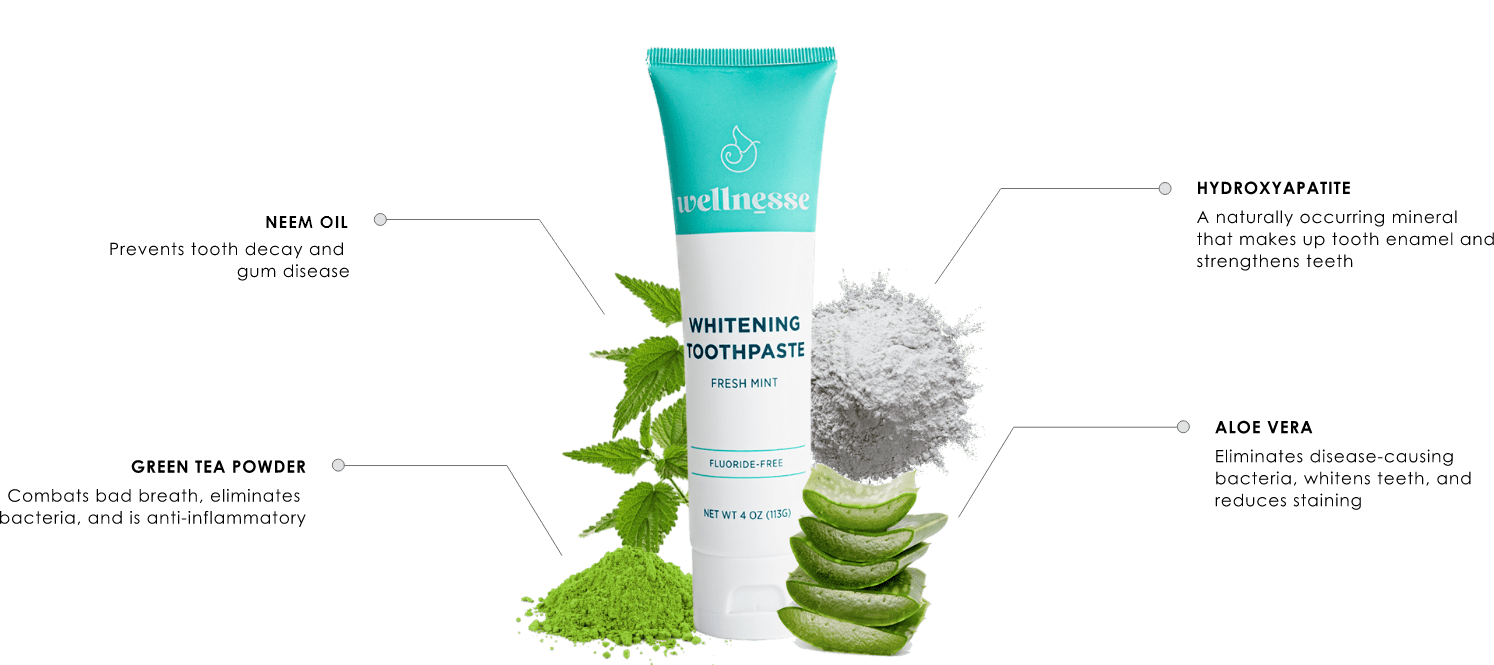 Whitening Toothpaste | Wellnesse | Wellnesse