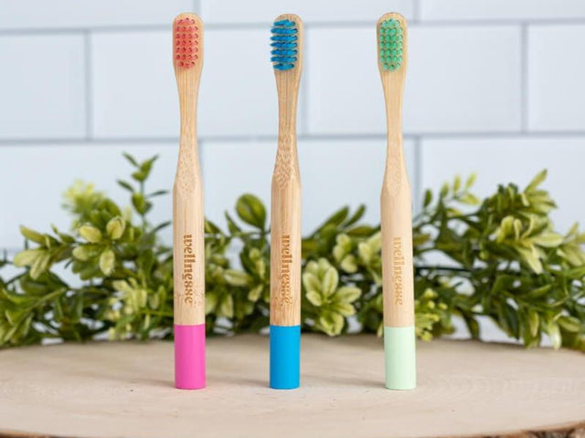 Children's Biodegradable Toothbrushes - 3 Pack - Wellnesse