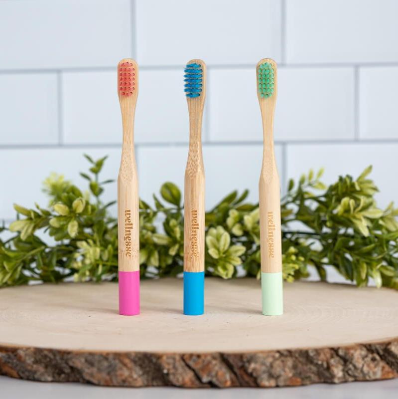 Children's Bamboo Toothbrush 3-Pack