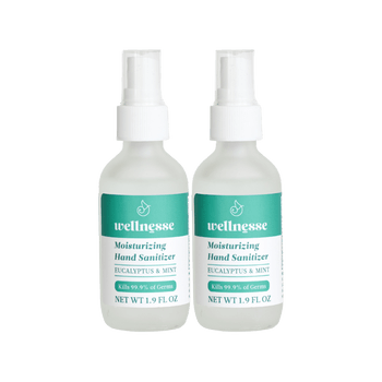 Moisturizing Hand Sanitizer, 2 Pack - Wellnesse