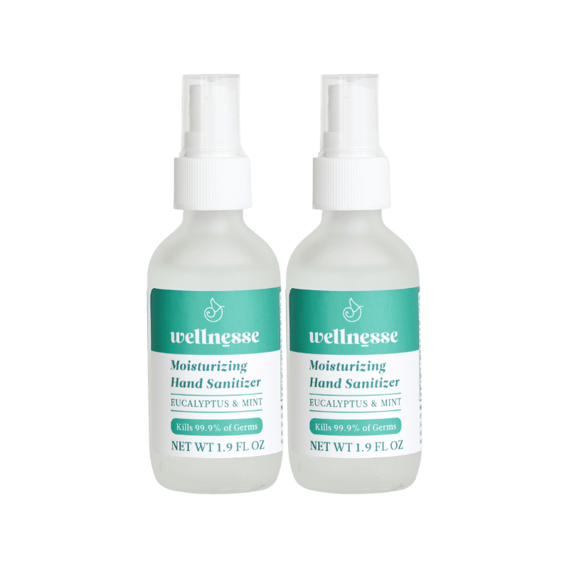 Moisturizing Hand Sanitizer, 2 Pack - Wellnesse